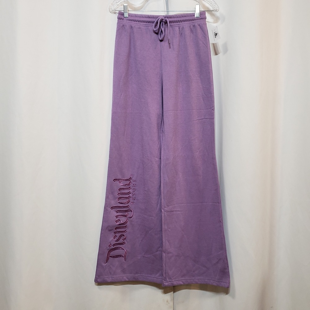 Disney Parks Disneyland Resort Purple Loungewear Set V-Neck Pullover Pants Small - Picture 5 of 14